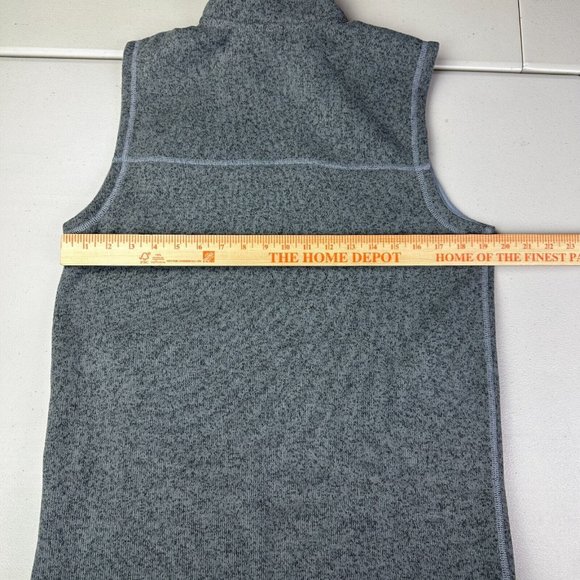 The North Face Sweater Fleece Vest Men's Medium S Gray Full-Zip w/Logos New NWT - Picture 9 of 11